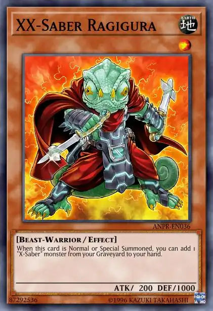 Edison Rulings for XX-Saber Ragigura